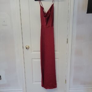 Elegant Red Evening Gown